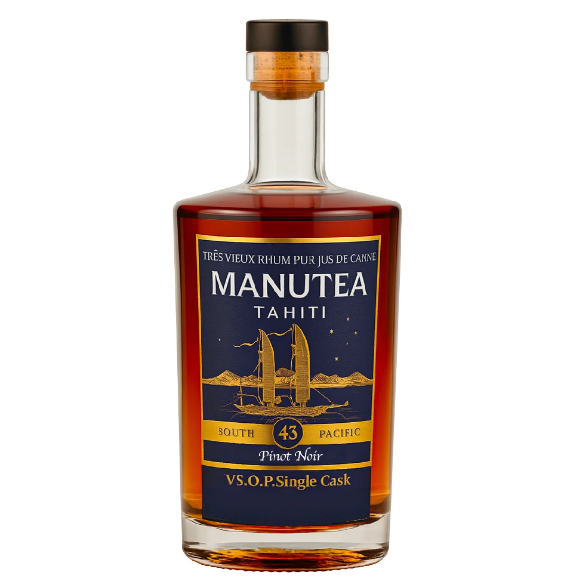 Rhum V.S.O.P Single Cask Pinot Noir 43° Manutea - Vins Rouges Harmonieux pour Chaque Occasion - {'count': 17, 'name': 'Rhum'}