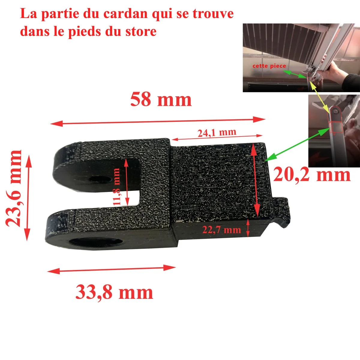 Prostor partie cardan pieds store Accessoires Outdoor Liberté Mouvement