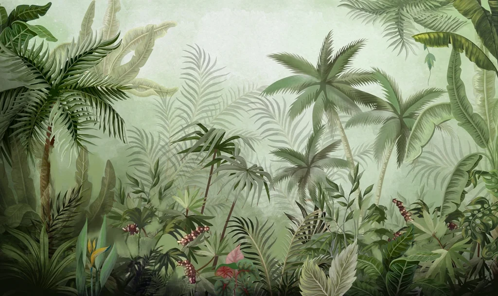 Papier Vert forêt tropicale Saldi Straordinari Offerte Speciali Disponibili Adesso