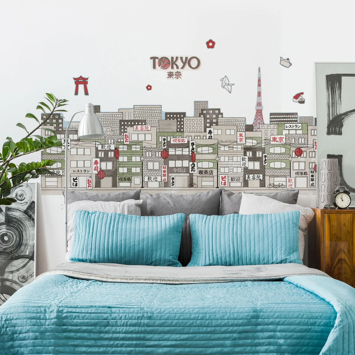 Grand Décor – Papier Peint Découpé Skyline Tokyo - Saldi Straordinari – Offerte Speciali Disponibili Adesso - Panoramique