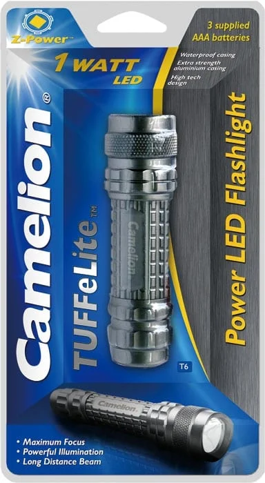 Torche TuFFeLite T6 Camelion - Saldi Straordinari – Offerte Light Speciali Disponibili Adesso