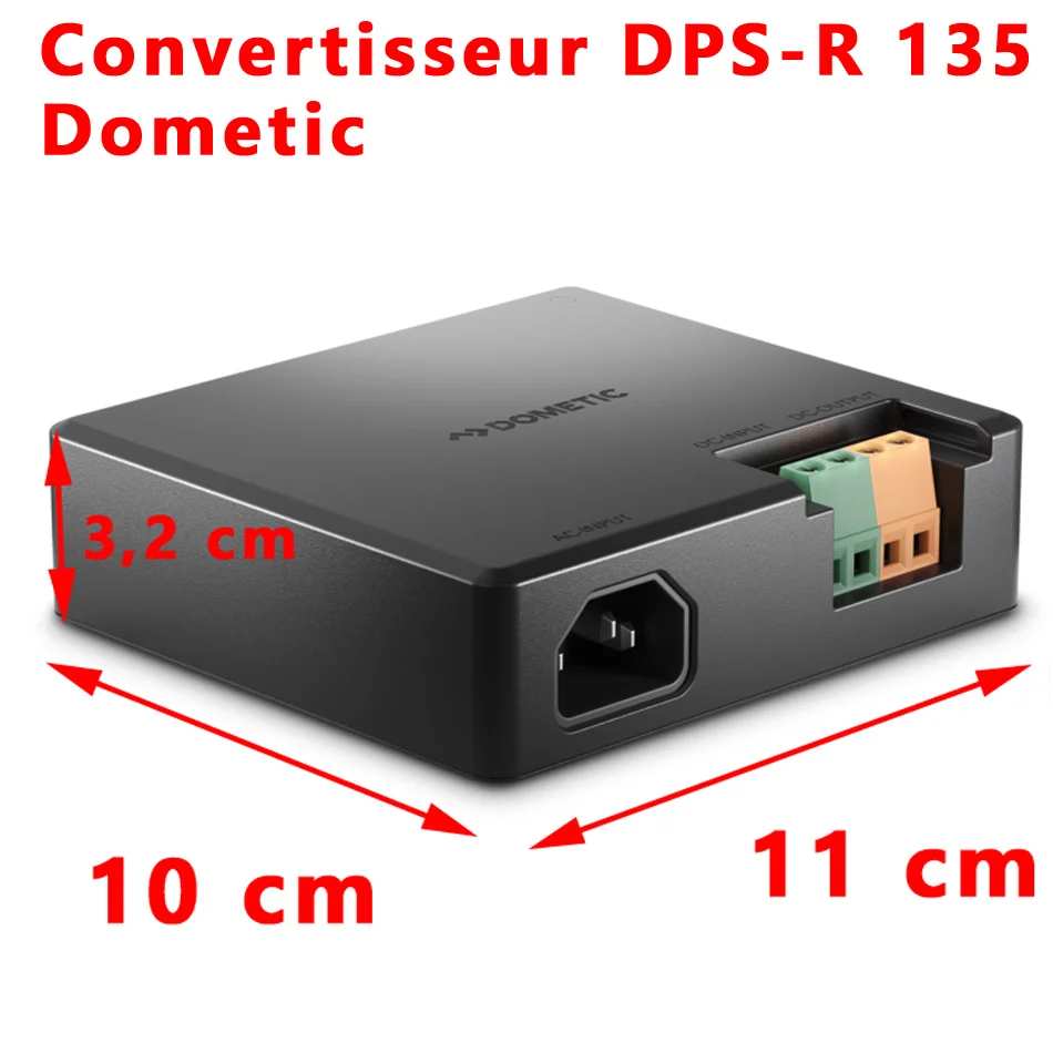 Redresseur de tension 110/240 V en 24V et 135W avec DPS-R 135 24V par Dometic - Accessoires Outdoor pour Plus de Liberté de Mouvement - {'count': 1, 'name': 'DIN'}