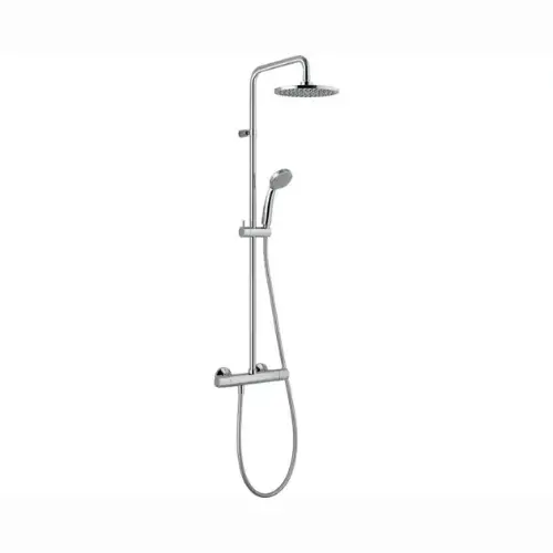 Système douche thermostatique, NF, Chromé pomme ronde, ABS diamètre 200 mm – PRO NF (Thewa) - Saldi Straordinari – Offerte Speciali Disponibili Adesso Barre de cuivre NF diamètre 1" 3/8 longueur 4 m épaisseur 1,2 mm Réf.  2821028072470 TALOS | Cedeo