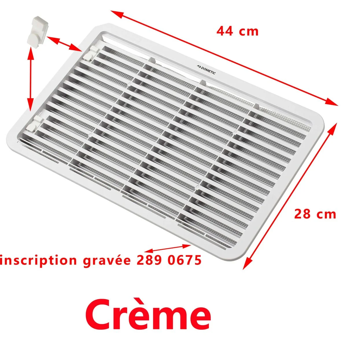 Grille aération LS330 crème ou gris clair ou gris foncé 278 mm x 438 mm par Dometic - Accessoires Outdoor pour Plus de Liberté de Mouvement Une simple cabane à outils posée au fond du jardin il y a six ans : un  contrôle administratif en fait aujourd'hui un vrai casse-tête