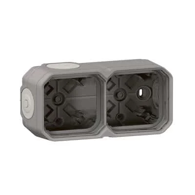 Support pour montage en saillie – 2 postes – Composable – IP55 – Gris – Plexo – 069672L – Legrand - ​Drones Professionnels & Grand Public | Boutique Française​ - {'count': 1, 'name': 'sup'}