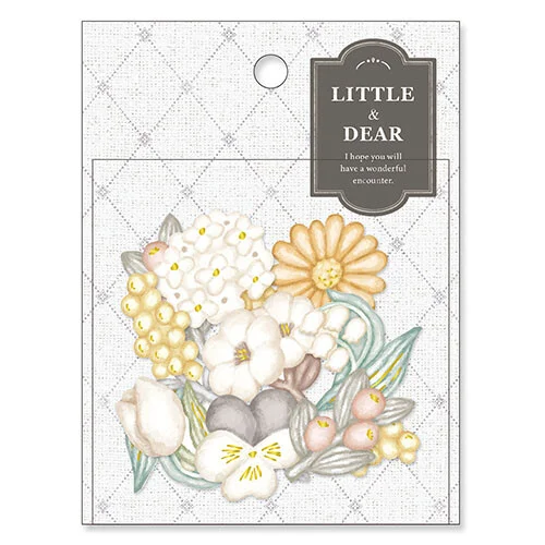 Stickers Flocons Little & Dear Flower - Organisation de la maison avec des solutions de Marre rangement