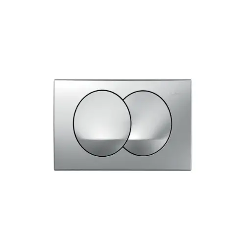 Plaque de déclenchement pour rinçage double touche, Chromé mat – DELTA ZERO (Geberit) - Saldi Straordinari – Offerte Speciali Disponibili Adesso Plaque de déclenchement GEBERIT Delta pour rinçage double touche finition  blanc alpin Réf. 115.100.11.5