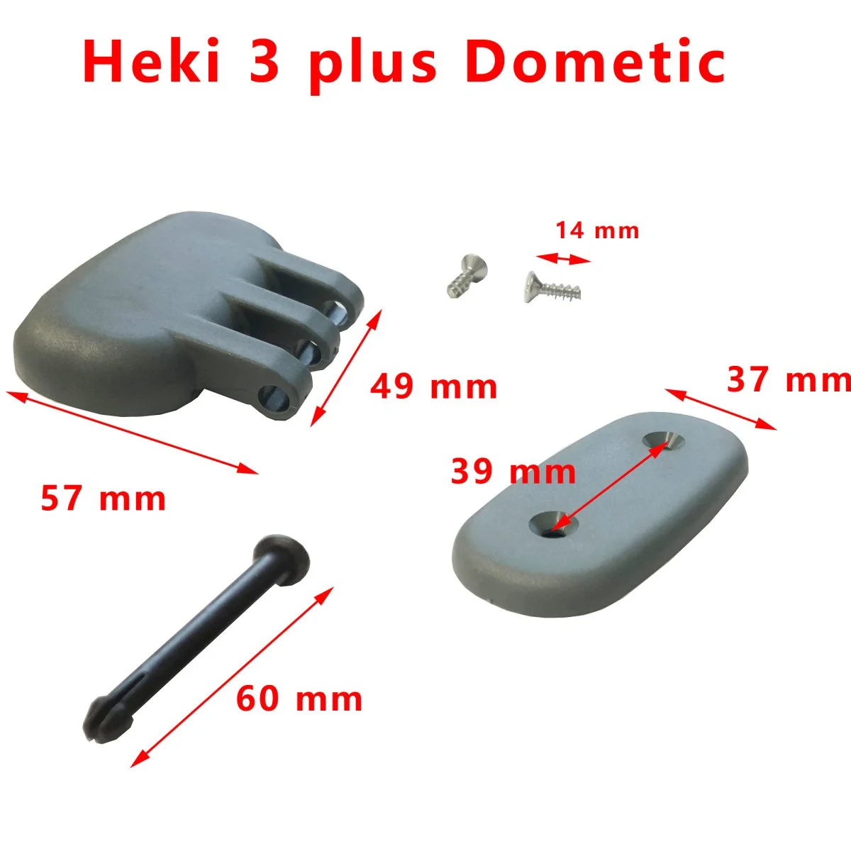 Une charnière pour Heki3Plus Art 1336, Heki4plus par Dometic - Accessoires Outdoor pour Plus de Liberté de Mouvement - {'count': 1, 'name': 'Cézanne'}