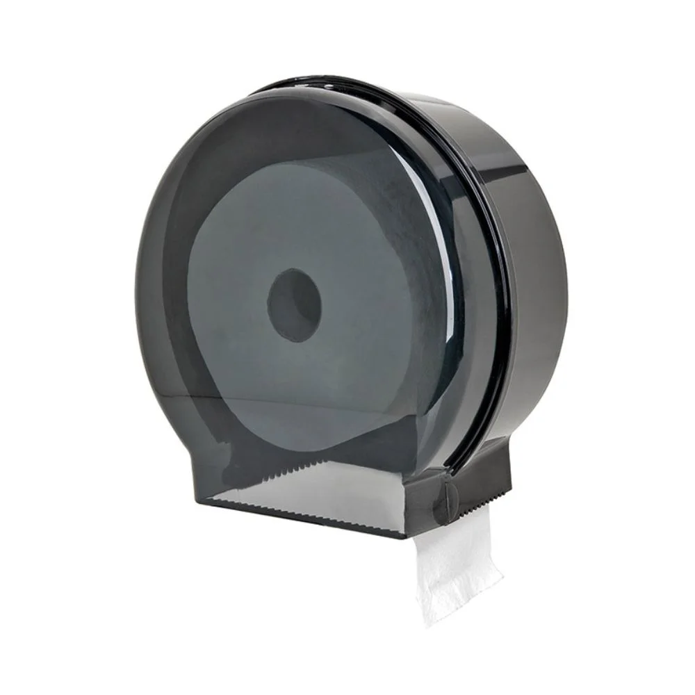Distributeur de papier hygiénique – Noir Fumé - Organisation de la maison avec des solutions de rangement Distributeur de papier toilette mural - Boîte de rangement grande capacité  pour distributeur de papier toilette - Gain de place - Noir | Leroy Merlin