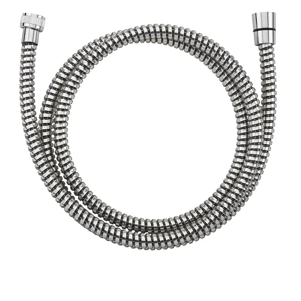 Flexible de Supplémentaire douche PVC chromé / noir - Accessoires Outdoor pour Plus de Liberté de Mouvement