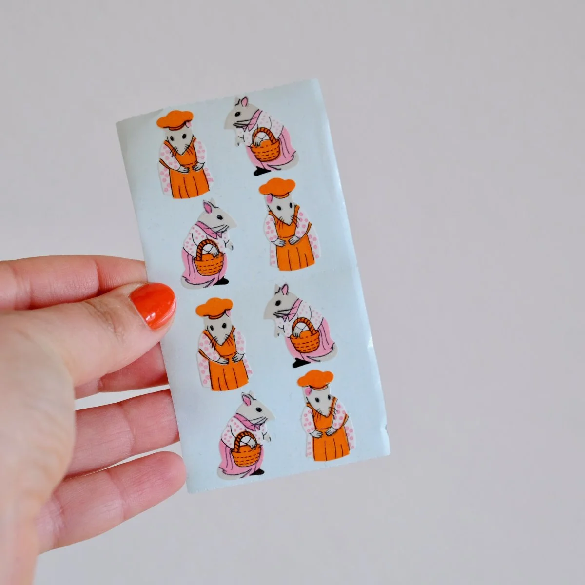 Stickers Vintage Petite Souris - Organisation de la maison avec des solutions de rangement Salle