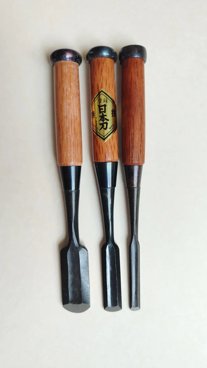 Trio de gouges japonaises "Sotomaru Nomi" 9, 15, 24mm - Accessoires Outdoor pour Plus de Liberté de Mouvement - {'count': 2, 'name': 'Gaignard'}