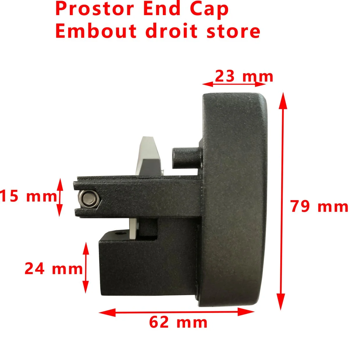 Prostor GRIS angle panneau DROIT store Accessoires Outdoor Liberté Mouvement
