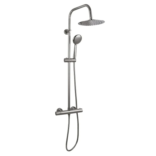 Colonne de Douche Thermostatique DERVENN - Accessoires Outdoor pour Plus de Liberté de Mouvement Colonne de douche - 123Bain