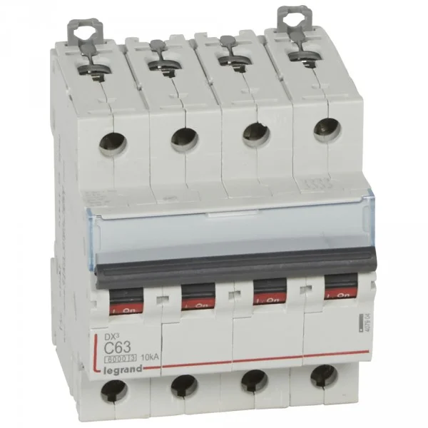 DISJONCTEUR 4P 63A (C) 6KA 403568 LEGRAND - Saldi Straordinari – Offerte Speciali Disponibili Adesso - interrupteur magnétothermique 4p c 6ka