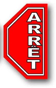 DuraSign pictogramme de bordure côté gauche ARRÊT - adhésif Saldi Straordinari – Offerte Speciali Disponibili Adesso