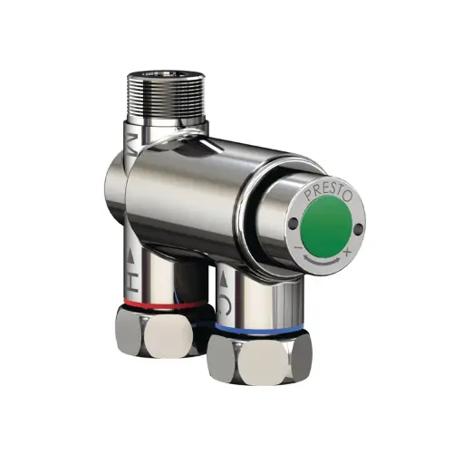 Régulateur thermostatique Minitherm, monoposte avec arrivées en ligne, Entrées/sortie F3/8″, chromée – (Presto) - Saldi Straordinari – Offerte Speciali Disponibili Adesso ENCASTRE AU MUR Chrome | ramonsoler