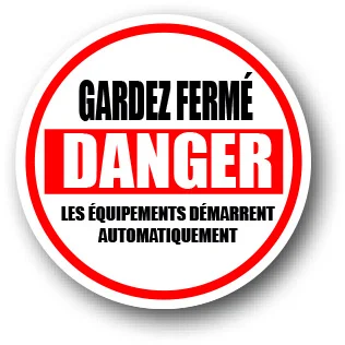 DuraSign GARDEZ FERMÉ ÉQUIPEMENTS DÉMARRENT AUTOMATIQUEMENT Saldi Straordinari Offerte Speciali Disponibili Adesso