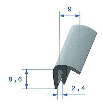 Pince E.P.D.M compact – 8.6 x 2.4 + Lèvre – 9 - Saldi Straordinari – Offerte Speciali Disponibili Adesso - {'count': 22, 'name': 'Pince'}