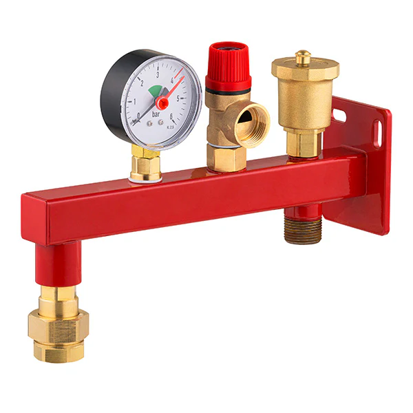 Console équipée avec automatique valve d'isolement pour vase d'expansion chaudière - Accessoires Outdoor pour Plus de Liberté de Mouvement