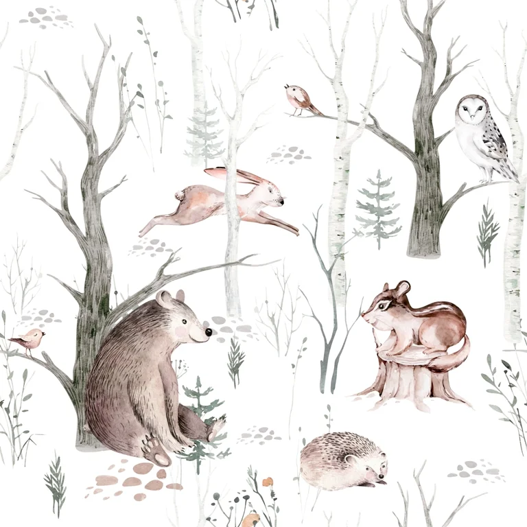 Papier animaux forêt Saldi Straordinari Offerte Speciali Disponibili Adesso