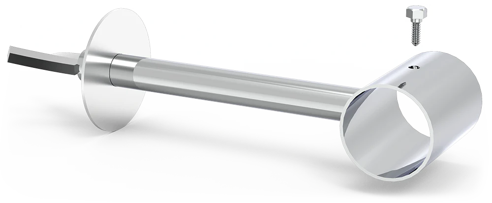 Support droit inox tubes mur ​Drones Professionnels Grand Public Boutique Française