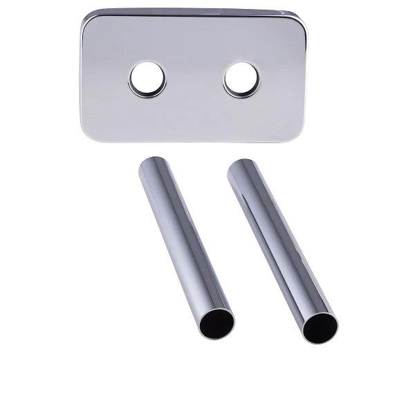 Cache Tube Carré + Plaque de Finition - Accessoires Outdoor pour Plus de Liberté de Mouvement - {'count': 2, 'name': 'Mouvement'}