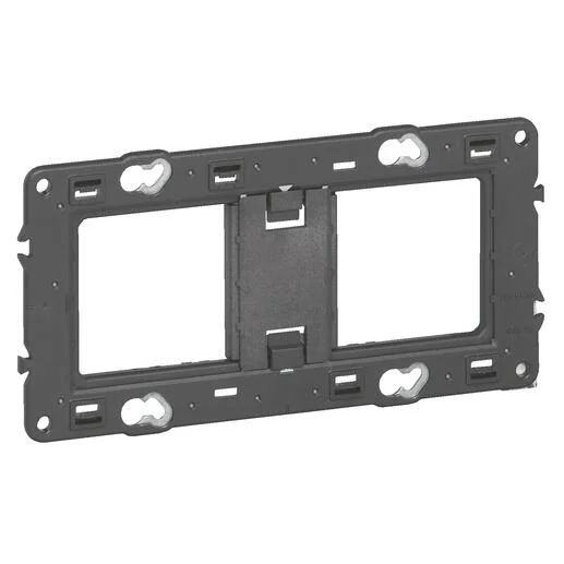 SUPPORT A VIS POUR MOSAIC, CELIANE OU SOLIROC 2 POSTES OU 4 A 5 MODULES 080252 LEGRAND - Saldi Straordinari – Offerte Speciali Disponibili Adesso - plaque mosaic legrand support a vis mosaic poste module