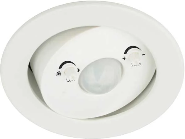 Détecteur de présence Rond Orientable Blanc - montage Saldi Straordinari – Offerte Speciali Disponibili Adesso