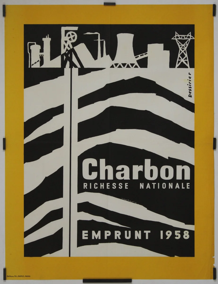 Charbon richesse nationale emprunt 1958 - verre Saldi Straordinari – Offerte Speciali Disponibili Adesso