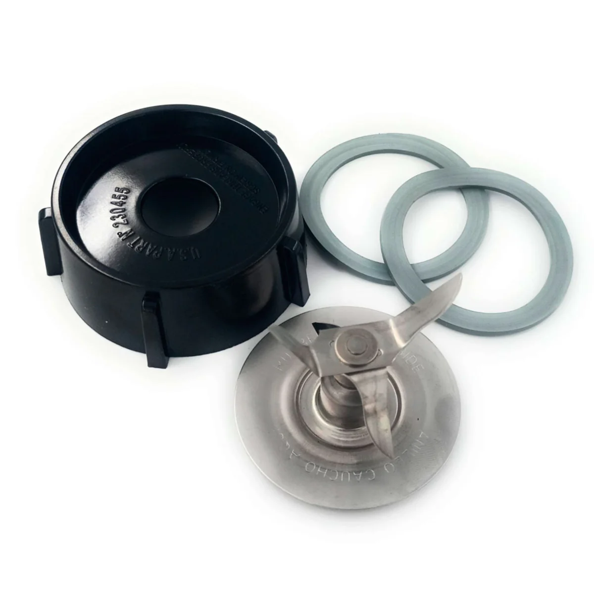Jeu de lame 4 pointes, filetage mm de fixation et 2 joints pour mixeur Oster - Accessoires Électroménagers en Promotion : Tout pour Votre Maison à Moins Cher !
