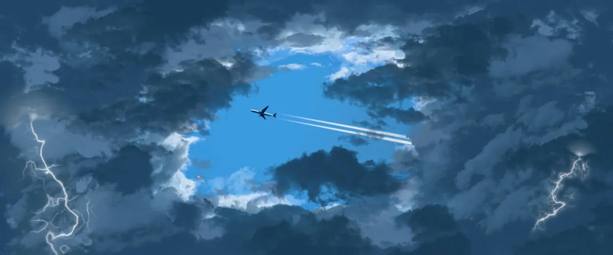 Papier peint Jet dans les nuages - Saldi Straordinari – Offerte Speciali Disponibili Adesso - Papier peint nuages