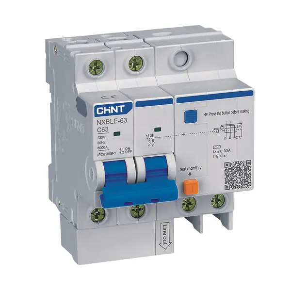 DISJONCTEUR DIFFÉRENTIEL 6KA 2P 20A 300mA 4M SÉRIE 63 NXBLE-63 982014 CHINT - Saldi Straordinari – Offerte Speciali Disponibili Adesso DISJONCTEUR DIFFERENTIEL 6KA 1P+N C-20A 300mA 2M SERIE 32 NXBLE-32 819417  CHINT – SOGEP-AFRICA