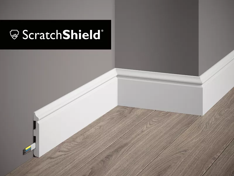 Moulure Plinthe passe câble MD018F 2M – FLEXIBLE - Saldi Straordinari – Offerte Speciali Disponibili Adesso - Plinthe leroy merlin