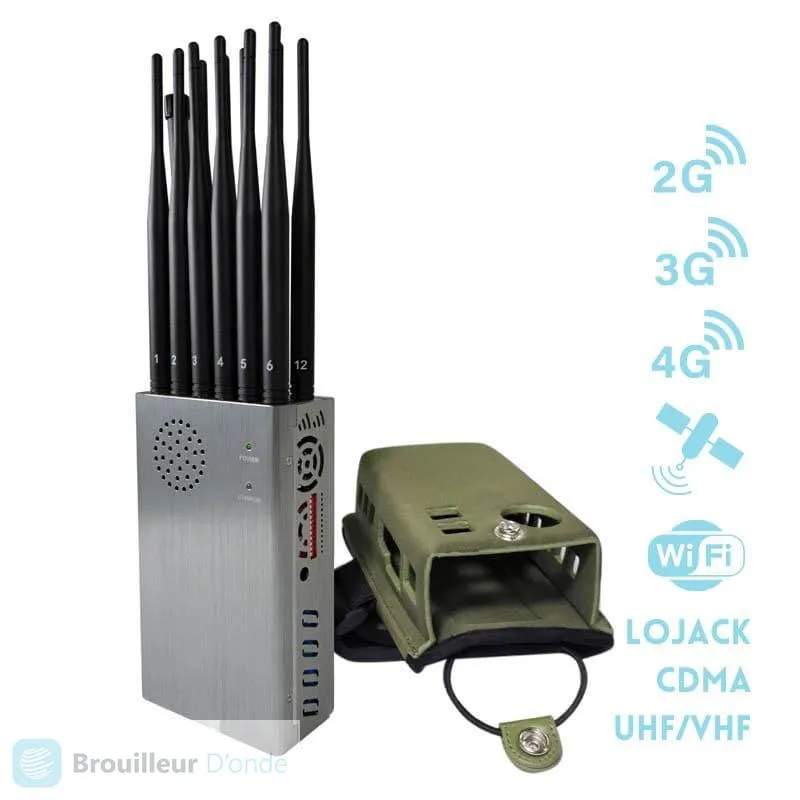 Brouilleur Portable Brouillage 4G/3G/2G Wifi GPS LOJACK Signal RC - ​Drones Professionnels & Grand Public | Boutique Française​ BLAST | Brouilleur mobile intelligent