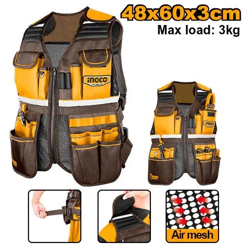 VESTE A OUTILS 48X60X3cm HTVT09028 INGCO - Saldi Straordinari – Offerte Speciali Disponibili Adesso - Tool vest