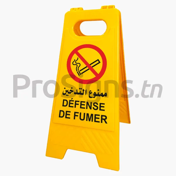 Chevalet de signalisation – Interdiction de fumer ممنوع التدخين - Saldi Straordinari – Offerte Speciali Disponibili Adesso Achetez sur NOVAP.fr votre Chevalet de signalisation Rouge - Entrée  interdite - 4291116