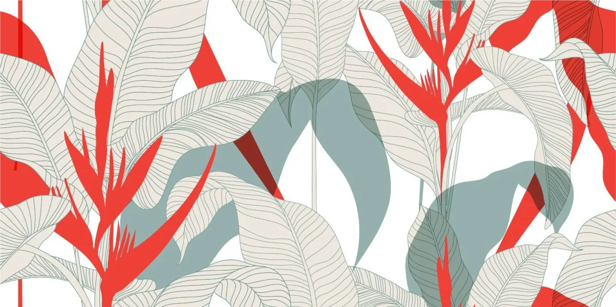 Peinture murale Plantes rouges - Saldi Straordinari – Offerte Speciali Disponibili Adesso Tarif d'une peintre professionnelle