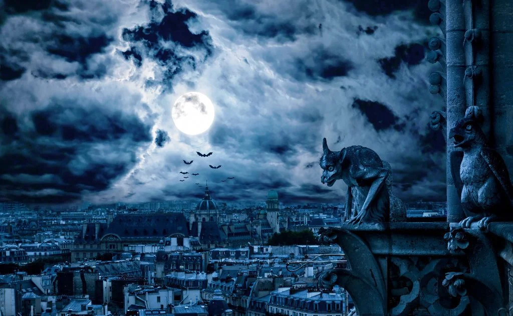Peinture murale Ville sombre - Saldi Straordinari – Offerte Speciali Disponibili Bailly Adesso