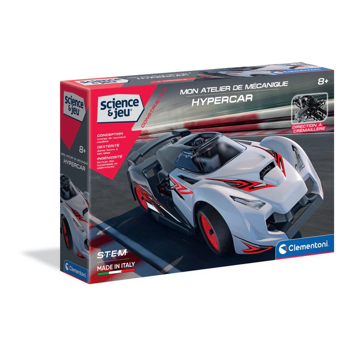 Mon atelier de mécanique - Hypercar - E-shop mondial – Produits durables, modernes et accessibles partout - clementoni atelier hypercar e-shop produit