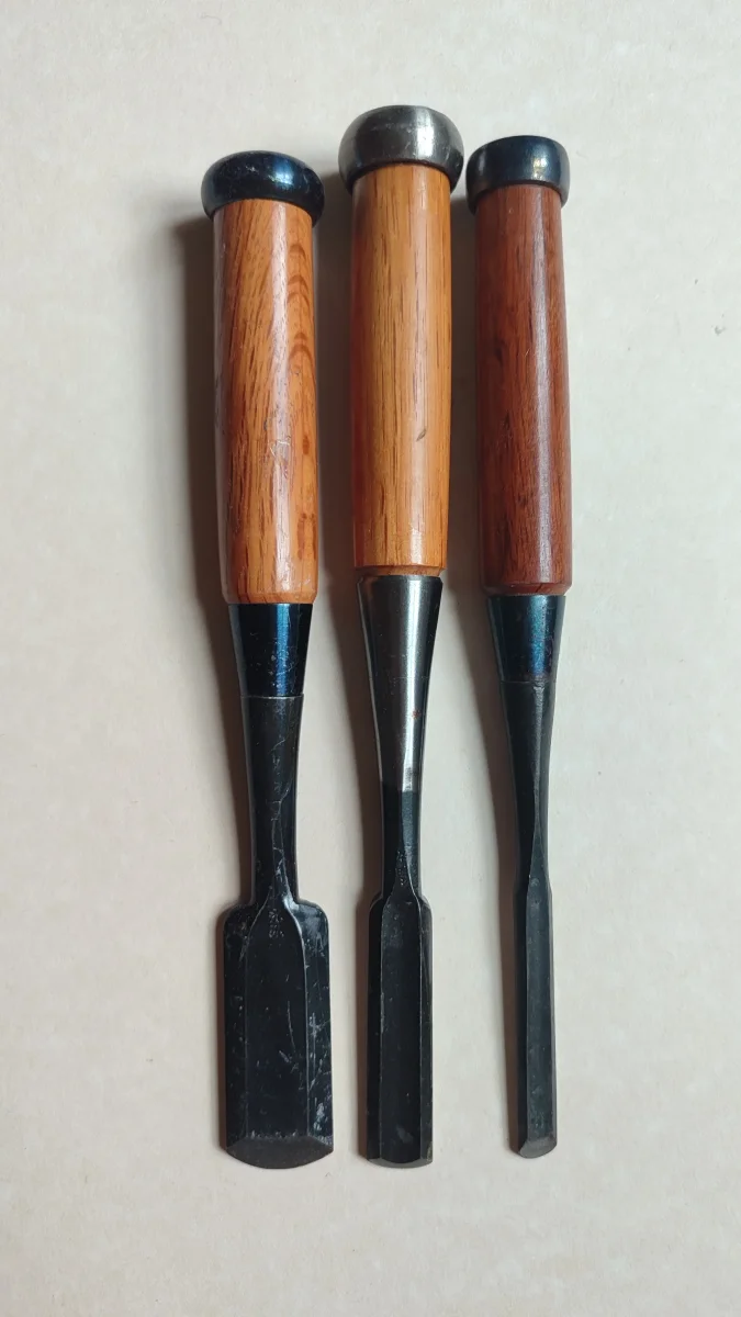Trio gouges japonaises Sotomaru Nomi mm Mitsuhiro Accessoires Outdoor Liberté Mouvement