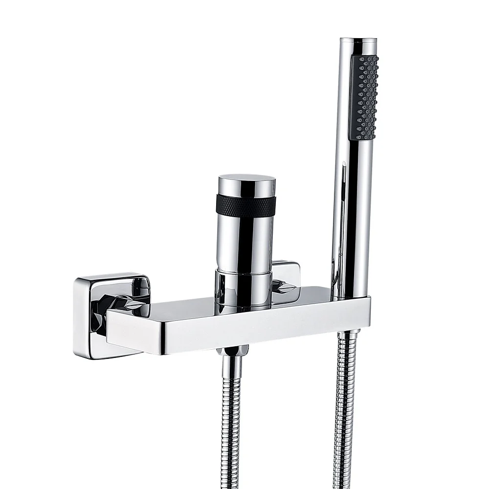 Mitigeur douche + flexible + douchette à main PAZ - Accessoires Outdoor Douchette pour Plus de Liberté de Mouvement