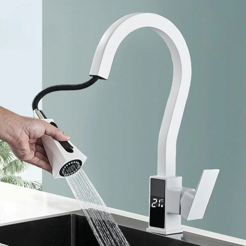 Mitigeur Cuisine Douchette | Signature Brillante - E-shop mondial – Produits durables, modernes et accessibles partout Mitigeur Cuisine avec Douchette – Hydrova