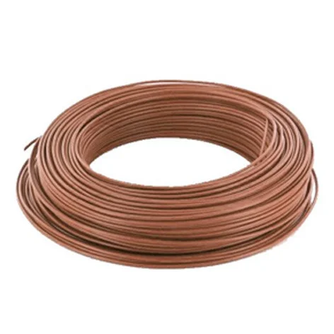 Fil électrique rigide – H07VU – 1,5mm² – Marron – VU1,5M – Couronne de 100m - ​Drones Professionnels & Grand Public | Boutique Française​ Fil électrique H07VU 2,5 mm² rouge en couronne - 100 m - Brico Dépôt