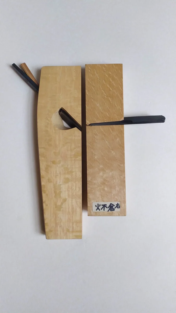 Duo de rabot japonais type Guillaume "Kushigata shakuri kanna & Hifukura kanna" 5 & 21mm - Accessoires SK5 Outdoor pour Plus de Liberté de Mouvement