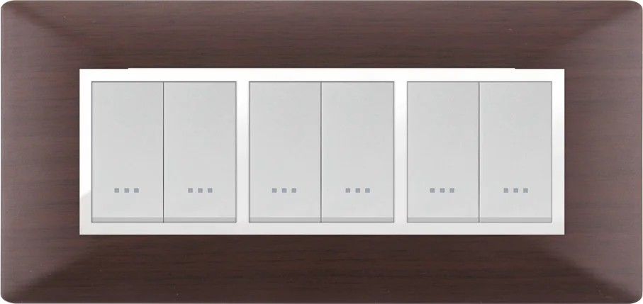 MULTICADRE 3POSTES BOIS FONCE CP193M 6M (2+2+2) ALPHA ELEGANCE 704/6WD1 STIEL - Saldi Straordinari – Offerte Speciali Disponibili Adesso Multitoma Alpec 3 Metros 6 Puestos | Cuotas sin interés
