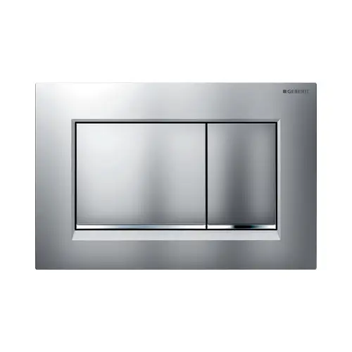 Plaque de déclenchement, rinçage double touche, chromé mat laqué chromé brillant – SIGMA (GEBERIT) - Saldi Straordinari – Offerte Speciali Disponibili Adesso - {'count': 3, 'name': 'Chrome'}
