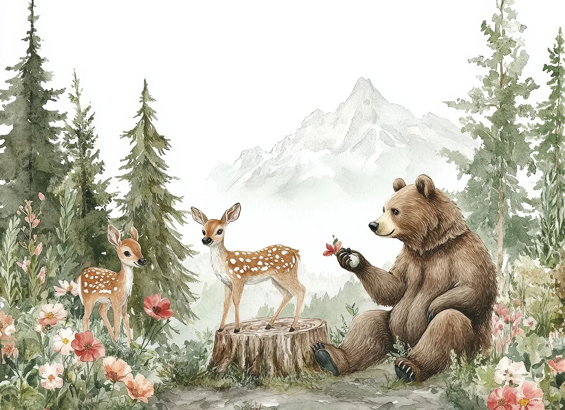 Papier amis forêt Saldi Straordinari Offerte Speciali Disponibili Adesso