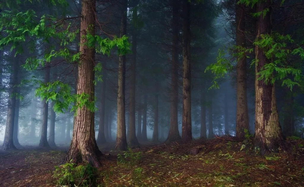 Peinture murale Forêt sombre - Saldi Straordinari Etsy – Offerte Speciali Disponibili Adesso