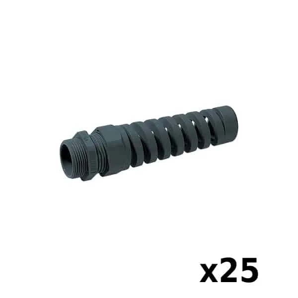 Presse étoupe avec Spirale anti-traction • M25 - Saldi Straordinari – Offerte Speciali Disponibili Adesso Presse-étoupe pour câbles électriques - FDI Fixations